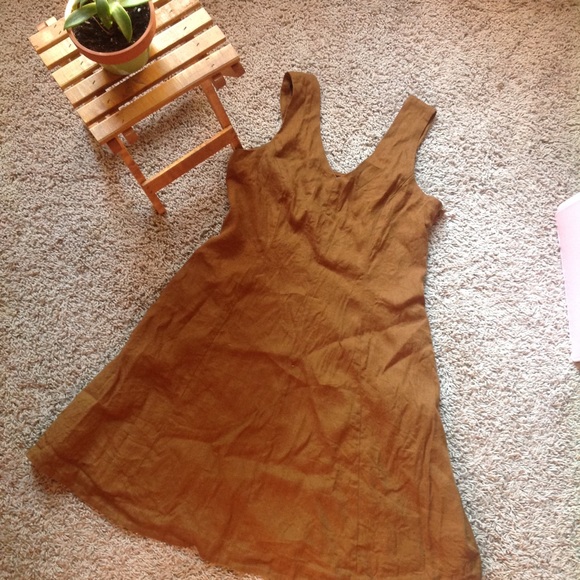 Lands' End Dresses & Skirts - SALE 💜 Land's End | Caramel Brown Tank Top Dress